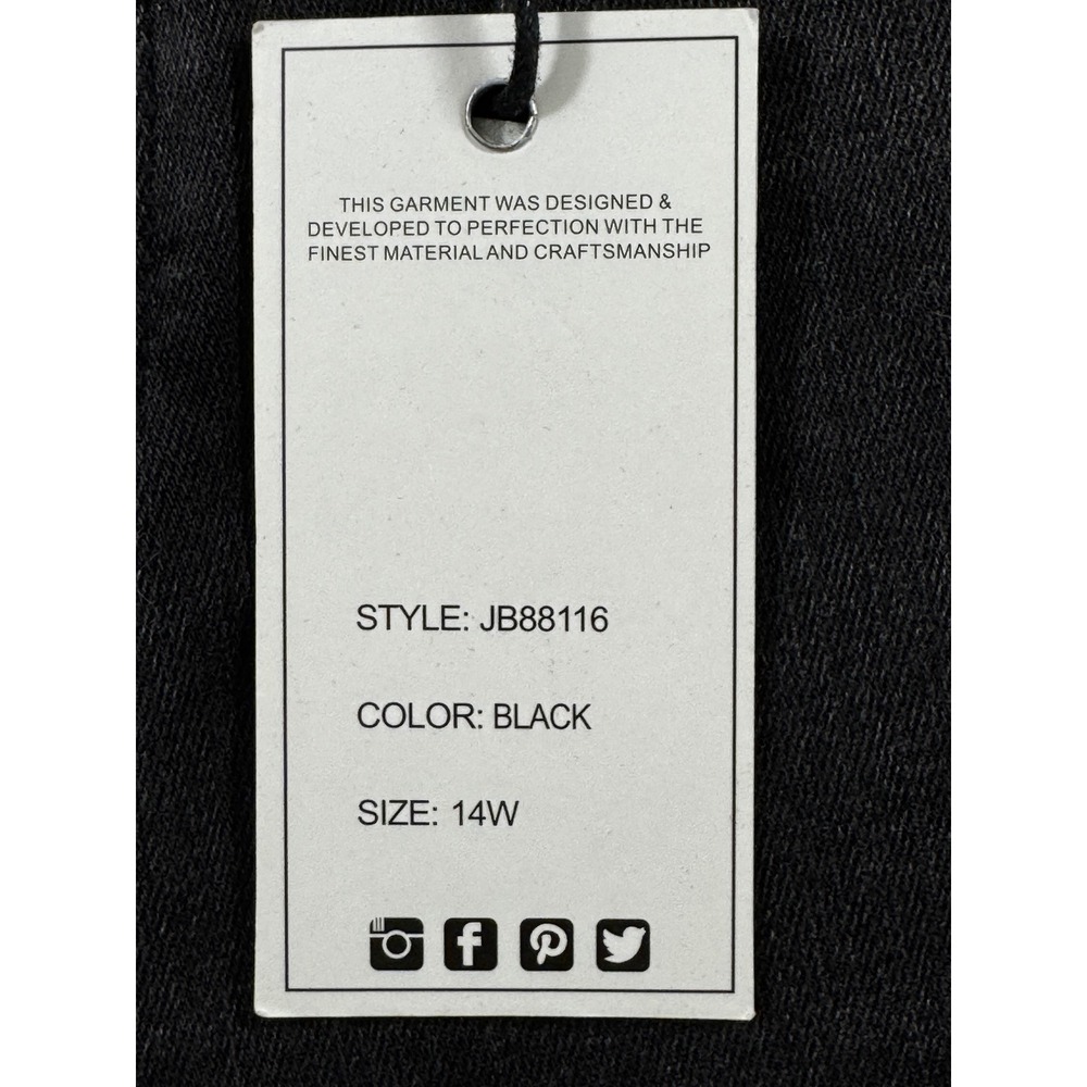 Judy Blue Womens High Rise Super Flare Black Jeans 14W Meas: 32x34 - Picture 5 of 8
